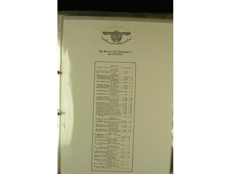 1920/1939, umfangreiche Sammlung mit ca. 170 Briefen und Karten auf selbstgefertigten Albenblätttern mit Beschriftung, dabei 