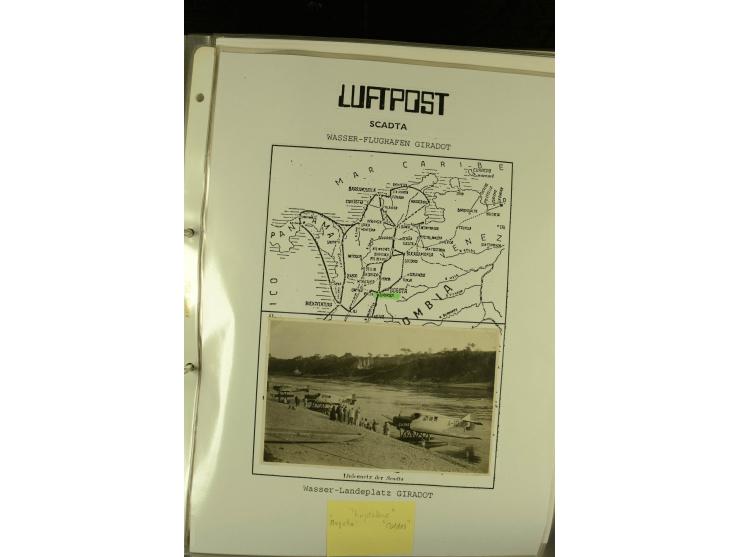 1920/1939, umfangreiche Sammlung mit ca. 170 Briefen und Karten auf selbstgefertigten Albenblätttern mit Beschriftung, dabei 