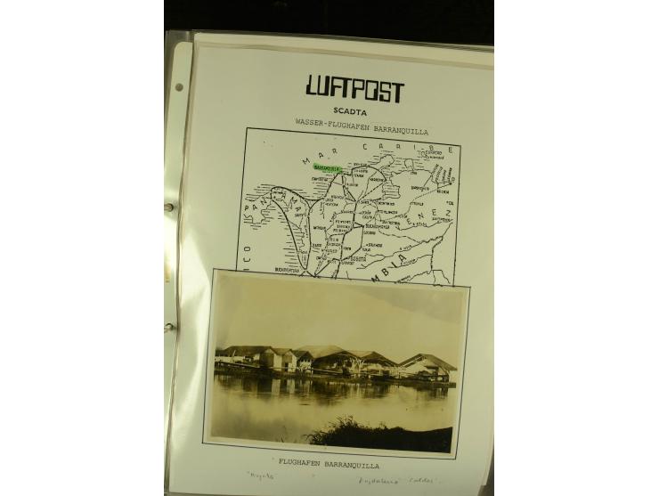 1920/1939, umfangreiche Sammlung mit ca. 170 Briefen und Karten auf selbstgefertigten Albenblätttern mit Beschriftung, dabei 