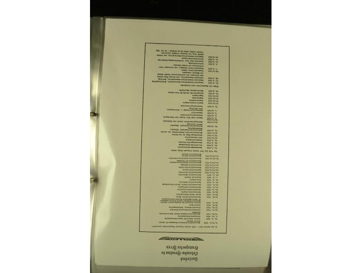 1920/1939, umfangreiche Sammlung mit ca. 170 Briefen und Karten auf selbstgefertigten Albenblätttern mit Beschriftung, dabei 