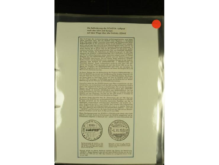1920/1939, umfangreiche Sammlung mit ca. 170 Briefen und Karten auf selbstgefertigten Albenblätttern mit Beschriftung, dabei 