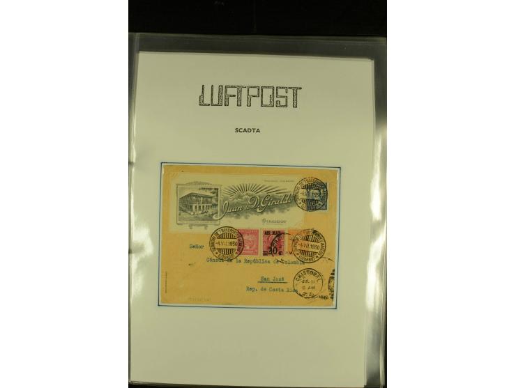 1920/1939, umfangreiche Sammlung mit ca. 170 Briefen und Karten auf selbstgefertigten Albenblätttern mit Beschriftung, dabei 
