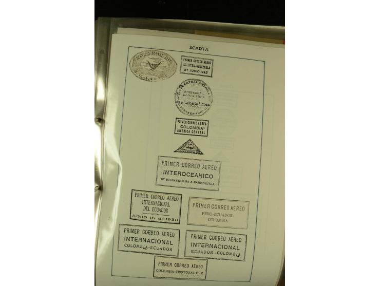 1920/1939, umfangreiche Sammlung mit ca. 170 Briefen und Karten auf selbstgefertigten Albenblätttern mit Beschriftung, dabei 