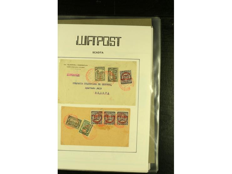 1920/1939, umfangreiche Sammlung mit ca. 170 Briefen und Karten auf selbstgefertigten Albenblätttern mit Beschriftung, dabei 