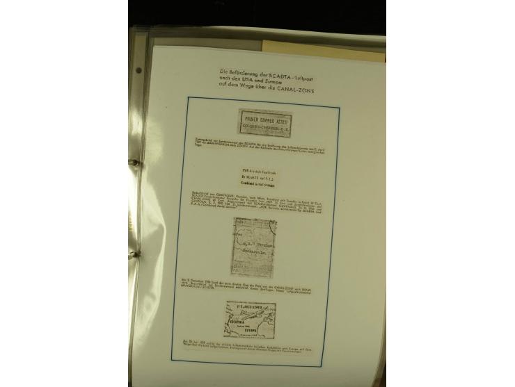 1920/1939, umfangreiche Sammlung mit ca. 170 Briefen und Karten auf selbstgefertigten Albenblätttern mit Beschriftung, dabei 