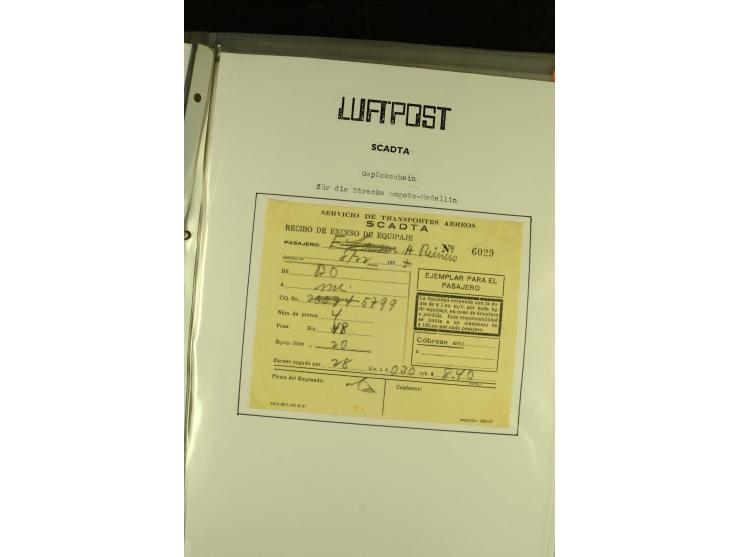 1920/1939, umfangreiche Sammlung mit ca. 170 Briefen und Karten auf selbstgefertigten Albenblätttern mit Beschriftung, dabei 