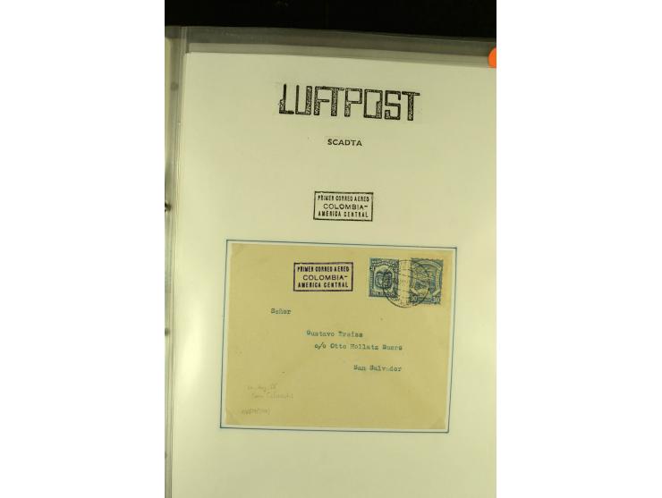 1920/1939, umfangreiche Sammlung mit ca. 170 Briefen und Karten auf selbstgefertigten Albenblätttern mit Beschriftung, dabei 