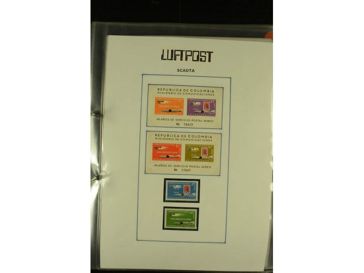 1920/1939, umfangreiche Sammlung mit ca. 170 Briefen und Karten auf selbstgefertigten Albenblätttern mit Beschriftung, dabei 