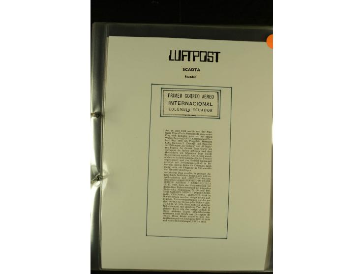 1920/1939, umfangreiche Sammlung mit ca. 170 Briefen und Karten auf selbstgefertigten Albenblätttern mit Beschriftung, dabei 