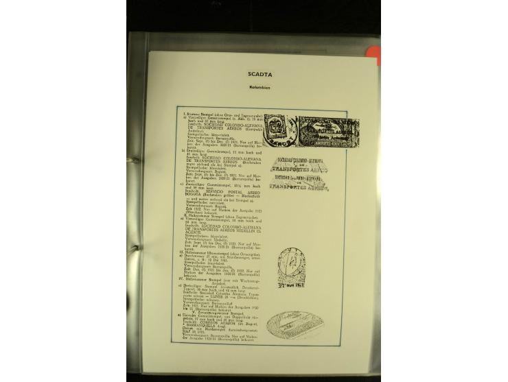 1920/1939, umfangreiche Sammlung mit ca. 170 Briefen und Karten auf selbstgefertigten Albenblätttern mit Beschriftung, dabei 