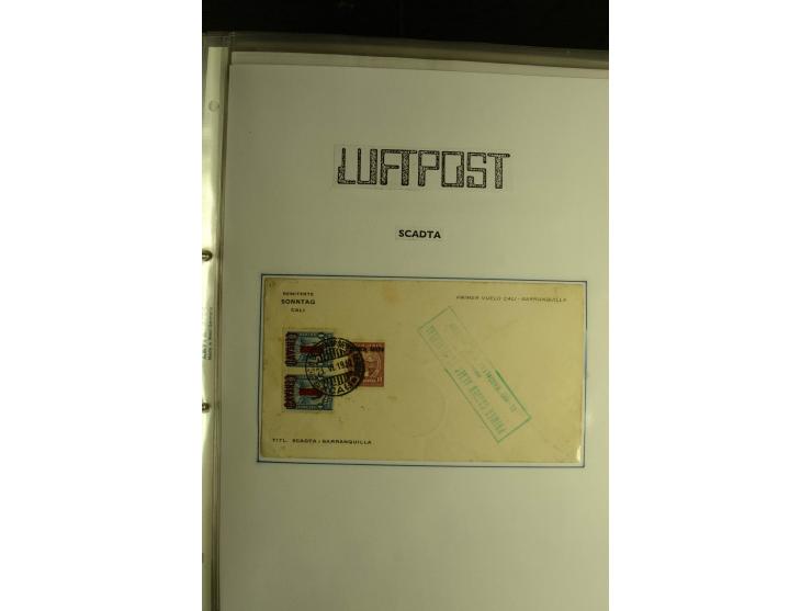 1920/1939, umfangreiche Sammlung mit ca. 170 Briefen und Karten auf selbstgefertigten Albenblätttern mit Beschriftung, dabei 