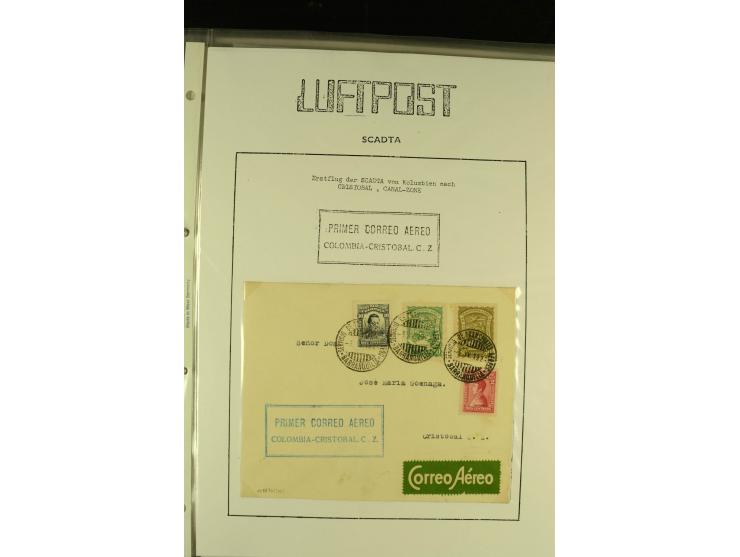 1920/1939, umfangreiche Sammlung mit ca. 170 Briefen und Karten auf selbstgefertigten Albenblätttern mit Beschriftung, dabei 