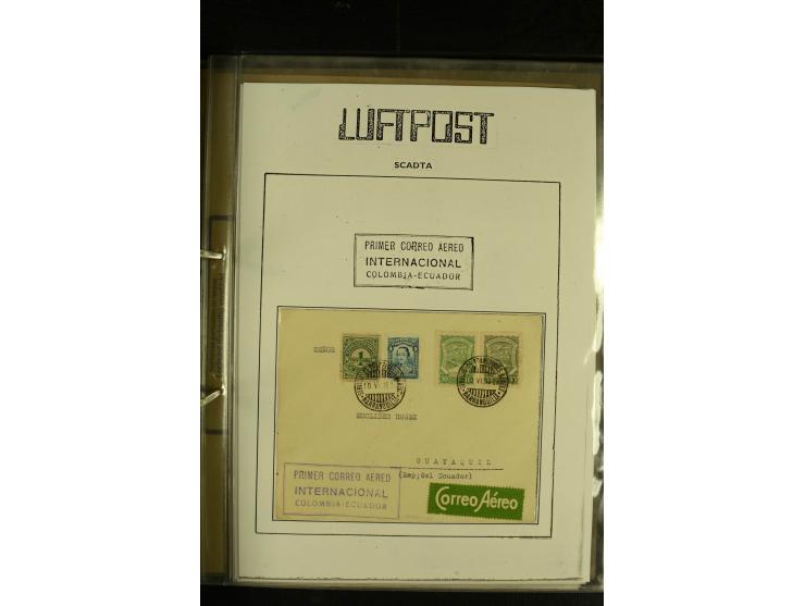 1920/1939, umfangreiche Sammlung mit ca. 170 Briefen und Karten auf selbstgefertigten Albenblätttern mit Beschriftung, dabei 