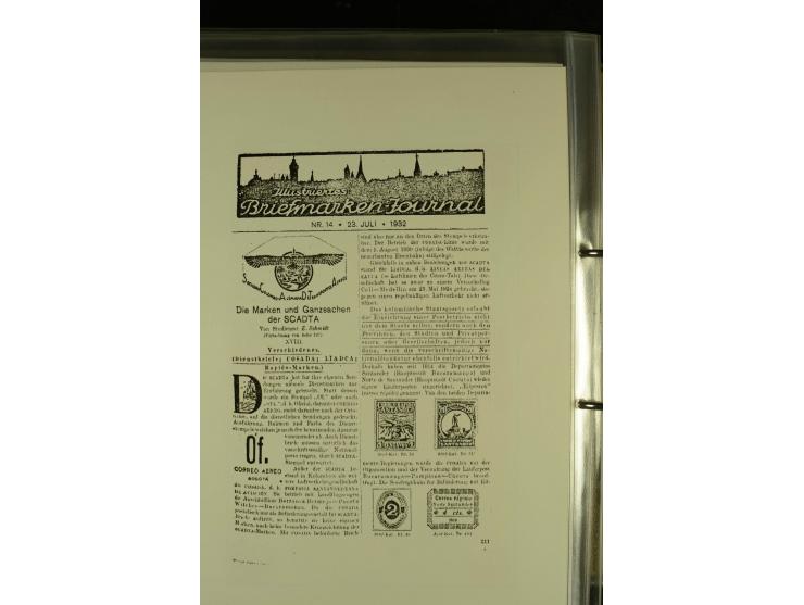 1920/1939, umfangreiche Sammlung mit ca. 170 Briefen und Karten auf selbstgefertigten Albenblätttern mit Beschriftung, dabei 