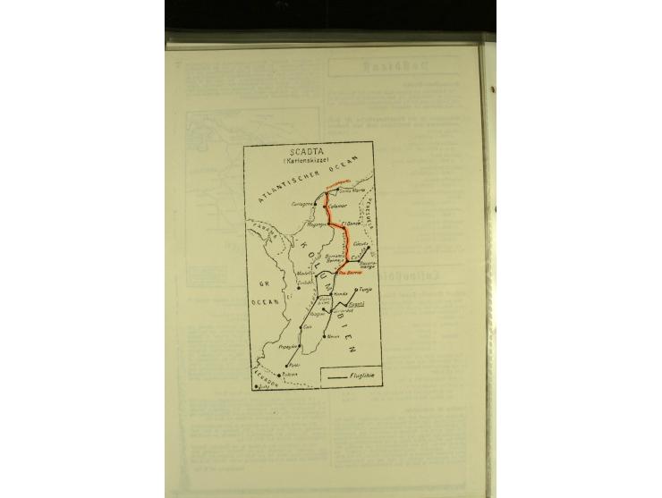 1920/1939, umfangreiche Sammlung mit ca. 170 Briefen und Karten auf selbstgefertigten Albenblätttern mit Beschriftung, dabei 