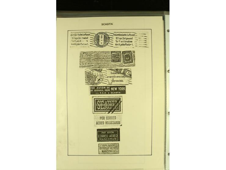 1920/1939, umfangreiche Sammlung mit ca. 170 Briefen und Karten auf selbstgefertigten Albenblätttern mit Beschriftung, dabei 