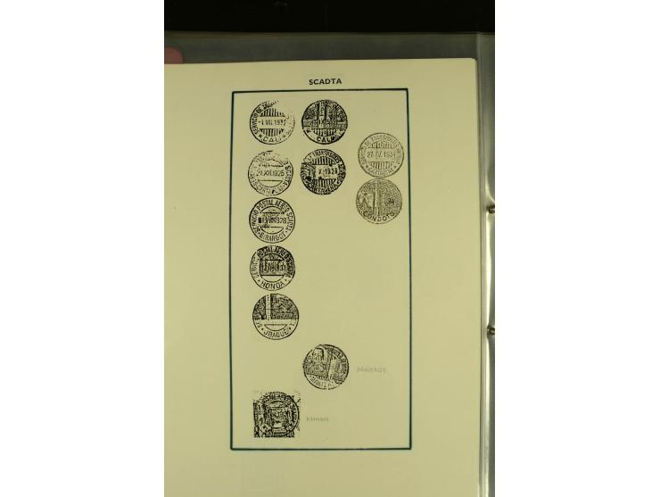 1920/1939, umfangreiche Sammlung mit ca. 170 Briefen und Karten auf selbstgefertigten Albenblätttern mit Beschriftung, dabei 