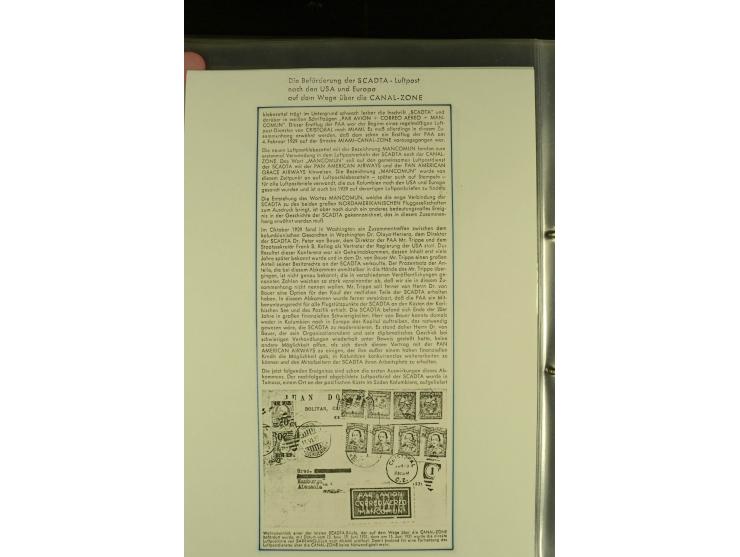 1920/1939, umfangreiche Sammlung mit ca. 170 Briefen und Karten auf selbstgefertigten Albenblätttern mit Beschriftung, dabei 
