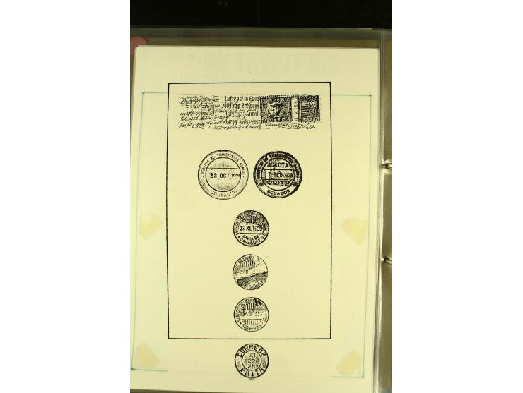 1920/1939, umfangreiche Sammlung mit ca. 170 Briefen und Karten auf selbstgefertigten Albenblätttern mit Beschriftung, dabei 