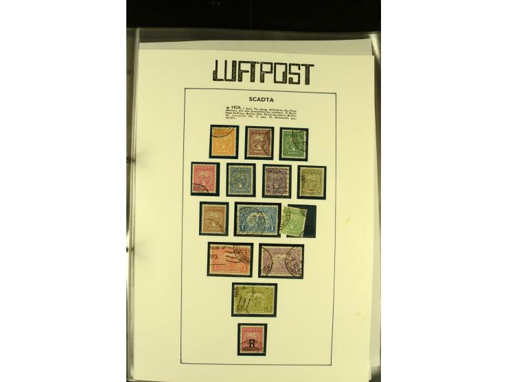 1920/1923, umfangreiche, meist ungebrauchte und gestempelte Sammlung mit u.a. Mi.-Nr. 27 gestempelt (oben mit kleinem Einriss
