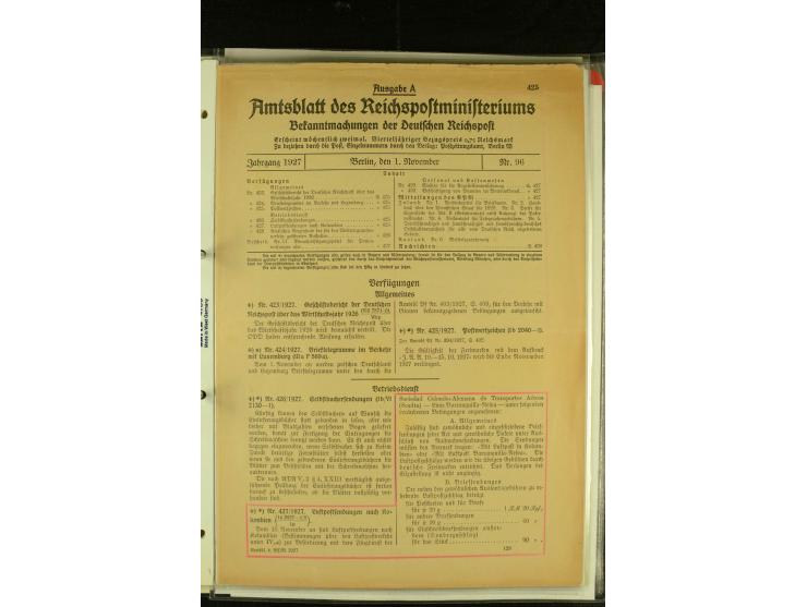 1920/1923, umfangreiche, meist ungebrauchte und gestempelte Sammlung mit u.a. Mi.-Nr. 27 gestempelt (oben mit kleinem Einriss