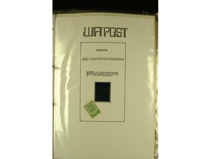 1920/1923, umfangreiche, meist ungebrauchte und gestempelte Sammlung mit u.a. Mi.-Nr. 27 gestempelt (oben mit kleinem Einriss