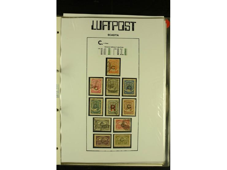 1920/1923, umfangreiche, meist ungebrauchte und gestempelte Sammlung mit u.a. Mi.-Nr. 27 gestempelt (oben mit kleinem Einriss