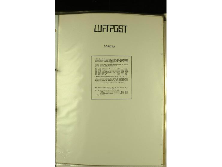 1920/1923, umfangreiche, meist ungebrauchte und gestempelte Sammlung mit u.a. Mi.-Nr. 27 gestempelt (oben mit kleinem Einriss