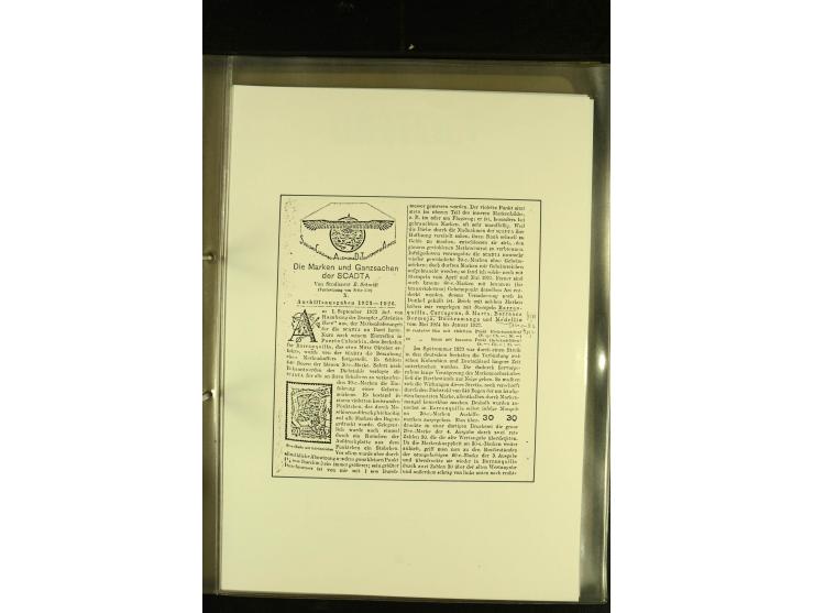 1920/1923, umfangreiche, meist ungebrauchte und gestempelte Sammlung mit u.a. Mi.-Nr. 27 gestempelt (oben mit kleinem Einriss