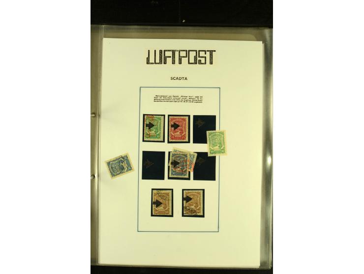 1920/1923, umfangreiche, meist ungebrauchte und gestempelte Sammlung mit u.a. Mi.-Nr. 27 gestempelt (oben mit kleinem Einriss