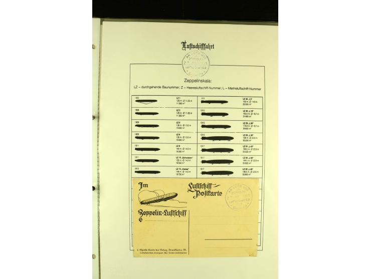 1912/1939, Sammlung mit ca. 60 Briefen und Karten inkl. Rhein-Main mit einigen besseren Frankaturen, interessanten Fahrten un