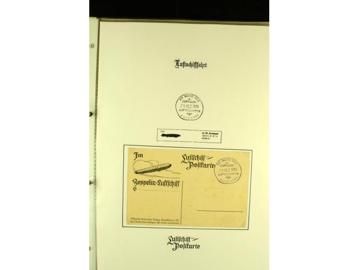 1912/1939, Sammlung mit ca. 60 Briefen und Karten inkl. Rhein-Main mit einigen besseren Frankaturen, interessanten Fahrten un