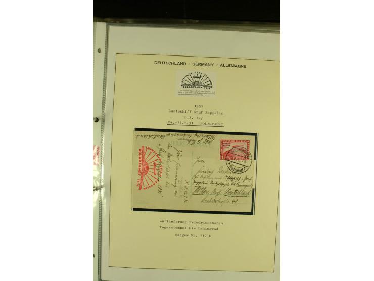 1912/1939, Sammlung mit ca. 60 Briefen und Karten inkl. Rhein-Main mit einigen besseren Frankaturen, interessanten Fahrten un