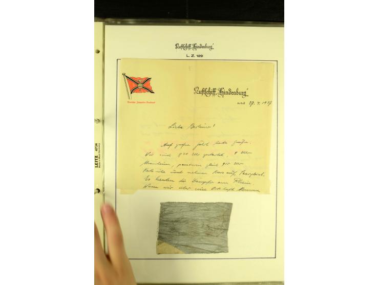 1912/1939, Sammlung mit ca. 60 Briefen und Karten inkl. Rhein-Main mit einigen besseren Frankaturen, interessanten Fahrten un