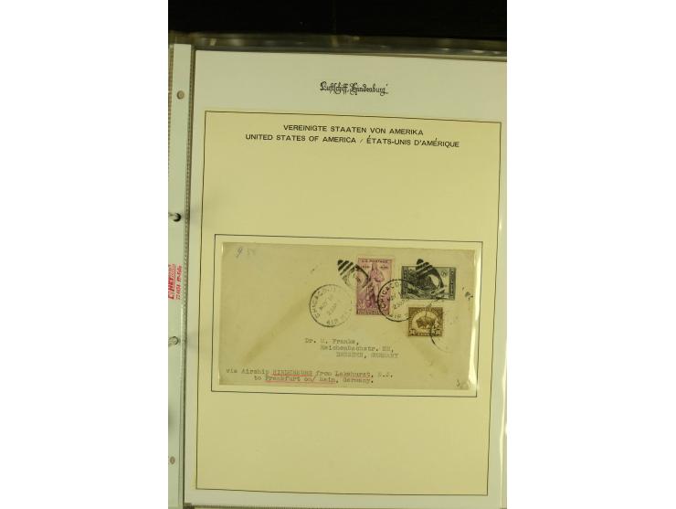 1912/1939, Sammlung mit ca. 60 Briefen und Karten inkl. Rhein-Main mit einigen besseren Frankaturen, interessanten Fahrten un