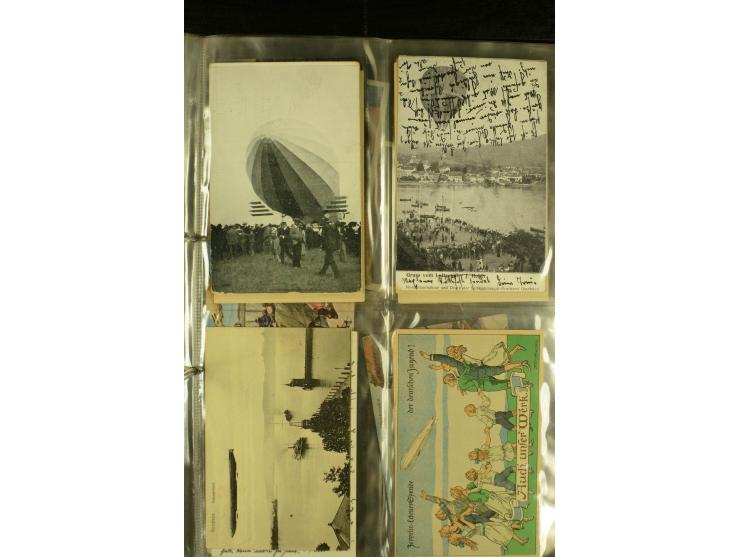 1912/1939, Sammlung mit ca. 60 Briefen und Karten inkl. Rhein-Main mit einigen besseren Frankaturen, interessanten Fahrten un