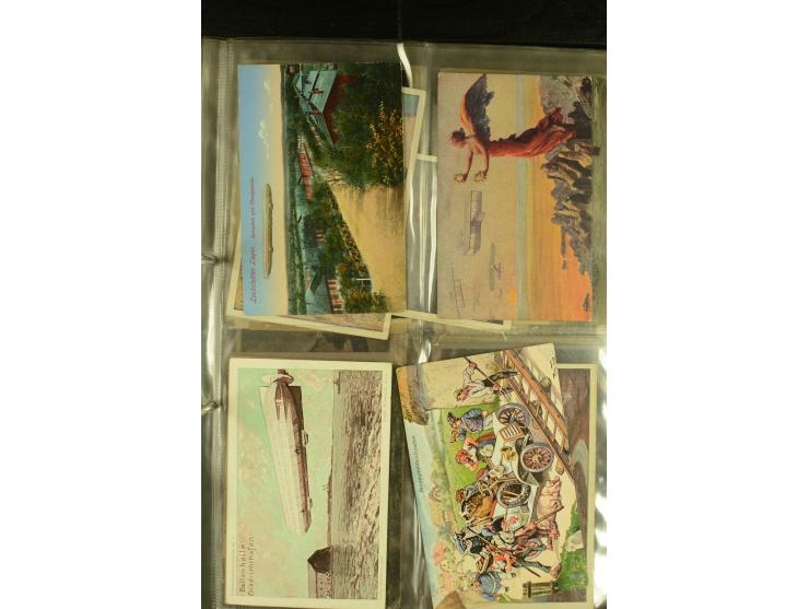 1912/1939, Sammlung mit ca. 60 Briefen und Karten inkl. Rhein-Main mit einigen besseren Frankaturen, interessanten Fahrten un