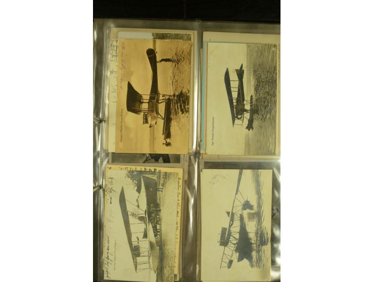 1912/1939, Sammlung mit ca. 60 Briefen und Karten inkl. Rhein-Main mit einigen besseren Frankaturen, interessanten Fahrten un