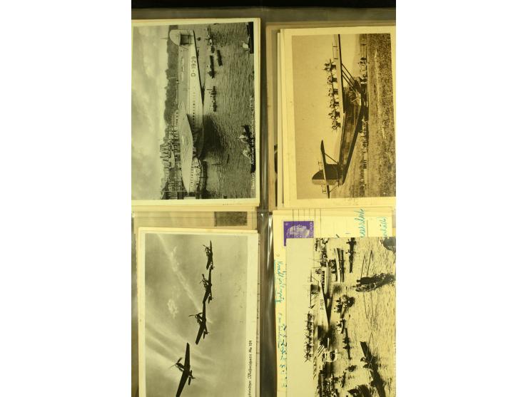1912/1939, Sammlung mit ca. 60 Briefen und Karten inkl. Rhein-Main mit einigen besseren Frankaturen, interessanten Fahrten un
