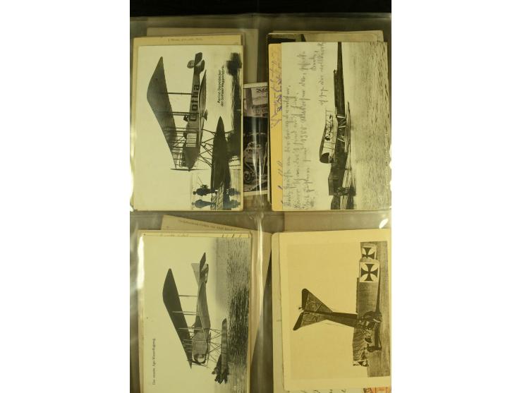 1912/1939, Sammlung mit ca. 60 Briefen und Karten inkl. Rhein-Main mit einigen besseren Frankaturen, interessanten Fahrten un
