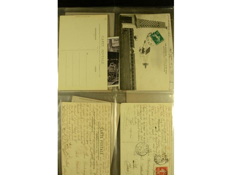 1912/1939, Sammlung mit ca. 60 Briefen und Karten inkl. Rhein-Main mit einigen besseren Frankaturen, interessanten Fahrten un
