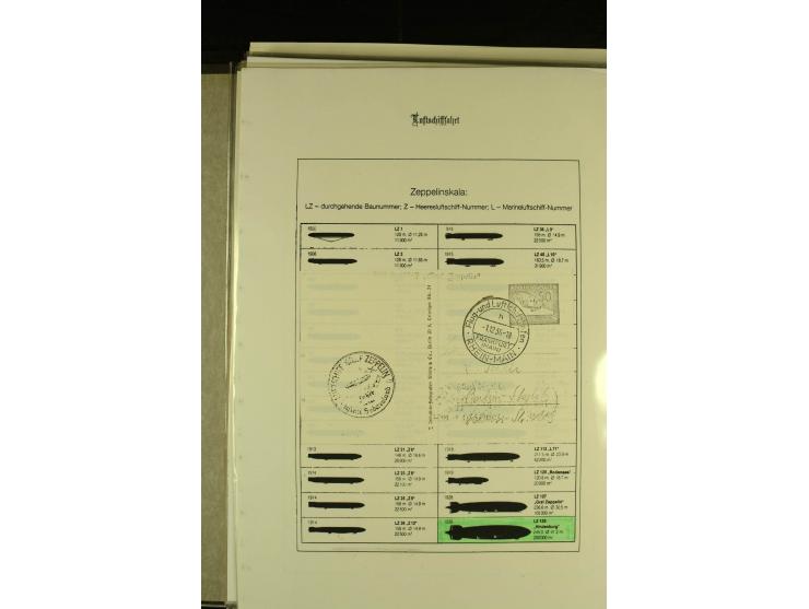 1912/1939, Sammlung mit ca. 60 Briefen und Karten inkl. Rhein-Main mit einigen besseren Frankaturen, interessanten Fahrten un