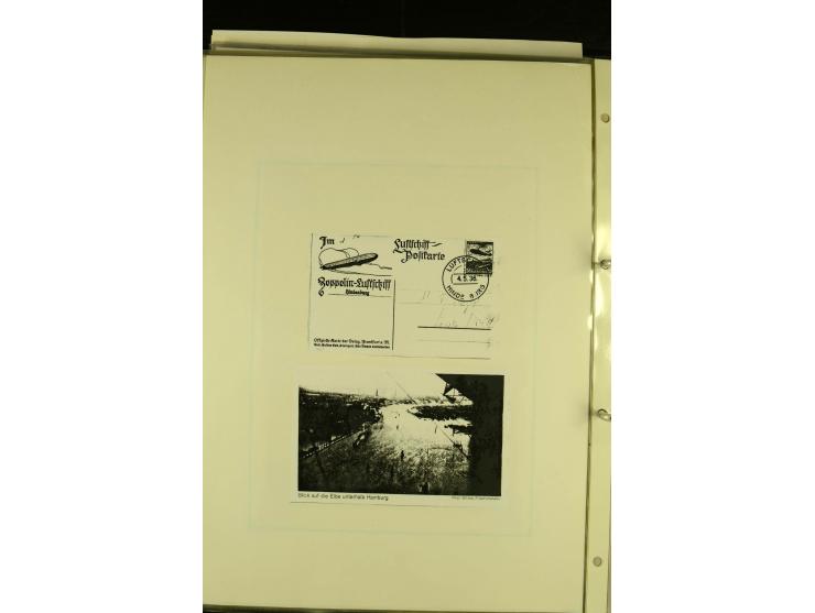 1912/1939, Sammlung mit ca. 60 Briefen und Karten inkl. Rhein-Main mit einigen besseren Frankaturen, interessanten Fahrten un