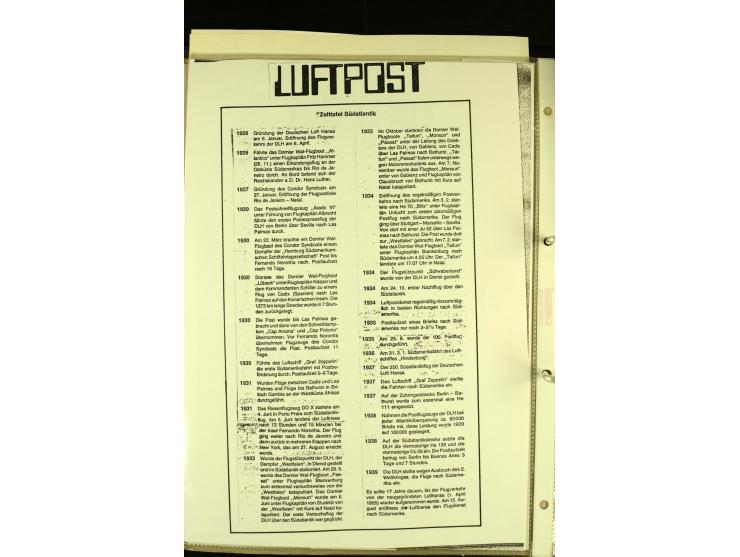 1912/1939, Sammlung mit ca. 60 Briefen und Karten inkl. Rhein-Main mit einigen besseren Frankaturen, interessanten Fahrten un