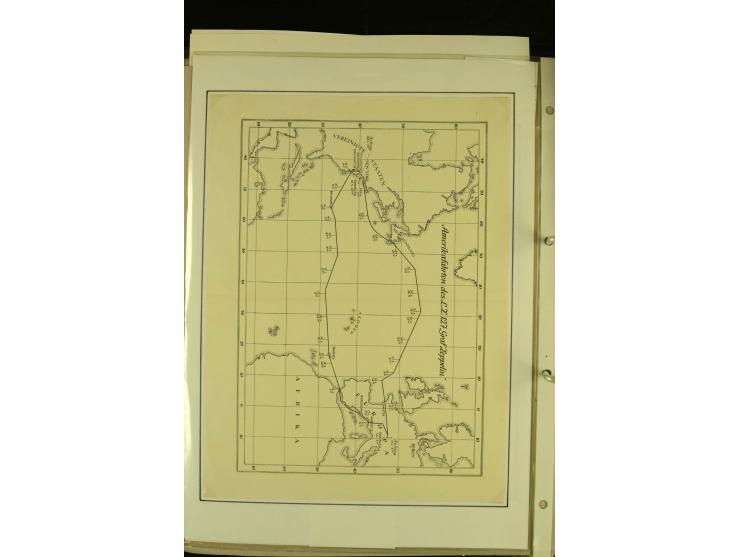1912/1939, Sammlung mit ca. 60 Briefen und Karten inkl. Rhein-Main mit einigen besseren Frankaturen, interessanten Fahrten un