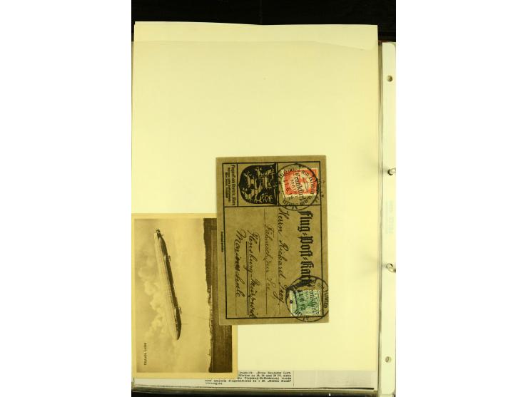 1912/1939, Sammlung mit ca. 60 Briefen und Karten inkl. Rhein-Main mit einigen besseren Frankaturen, interessanten Fahrten un
