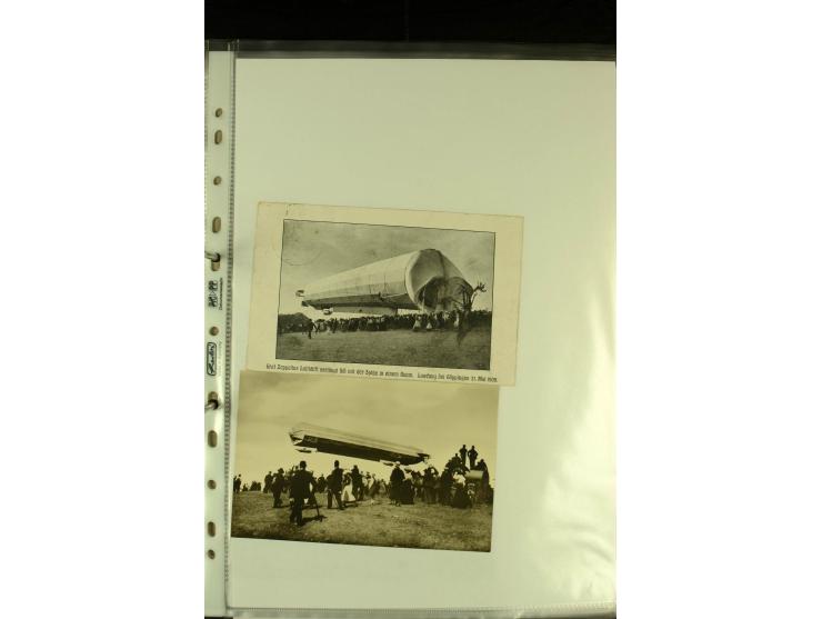1915/1917, interessante Sammlung "Luftschiffer-Trupps" mit ca. 45 Briefen und Karten mit diversen Briefstempeln und Absenderv