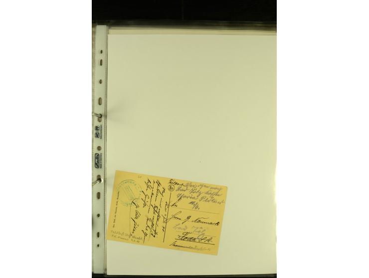 1915/1917, interessante Sammlung "Luftschiffer-Trupps" mit ca. 45 Briefen und Karten mit diversen Briefstempeln und Absenderv