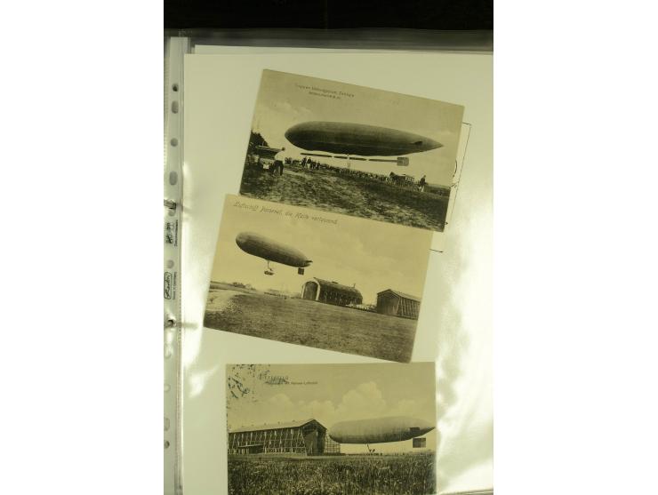 1915/1917, interessante Sammlung "Luftschiffer-Trupps" mit ca. 45 Briefen und Karten mit diversen Briefstempeln und Absenderv