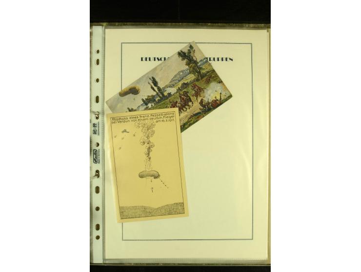 1915/1917, interessante Sammlung "Luftschiffer-Trupps" mit ca. 45 Briefen und Karten mit diversen Briefstempeln und Absenderv
